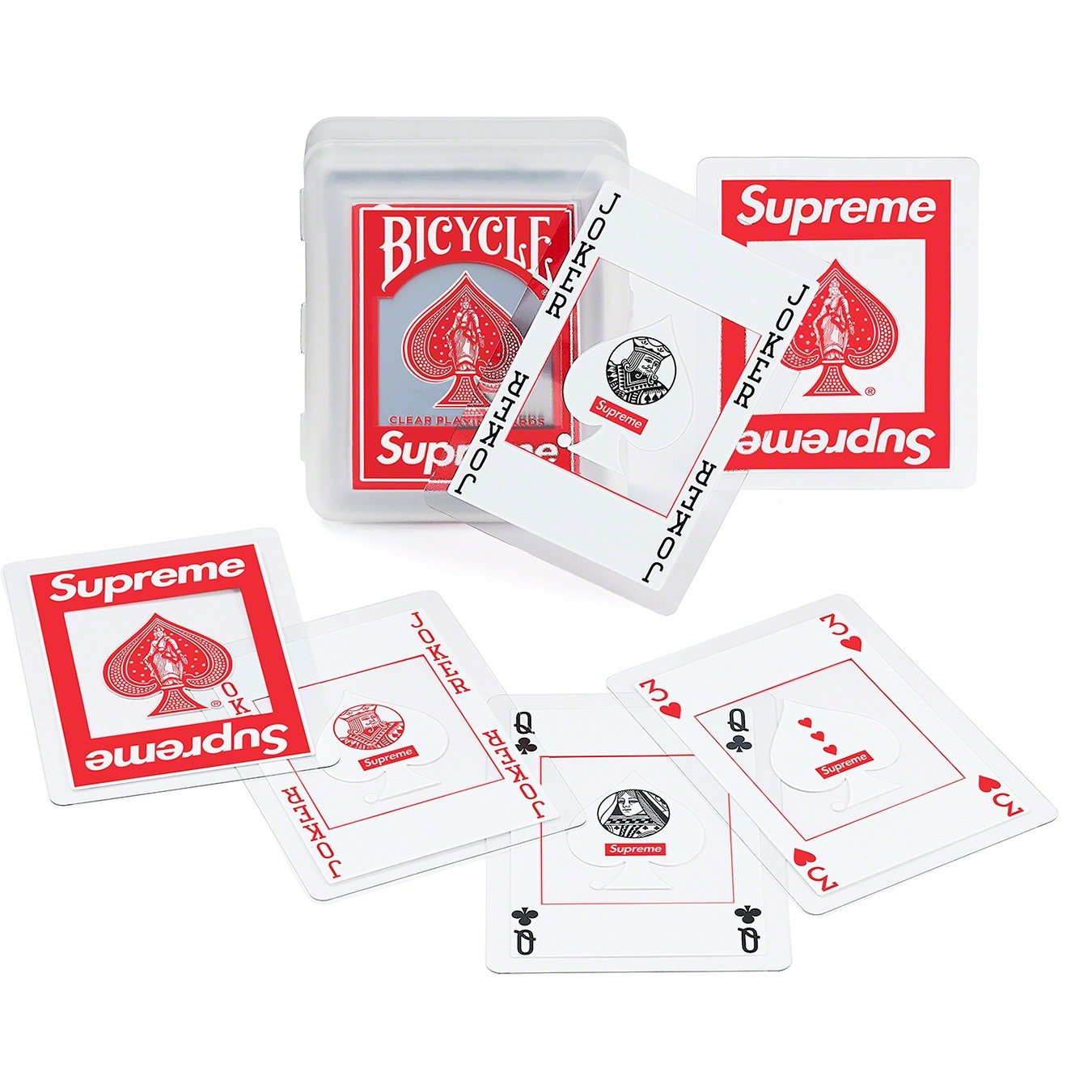 Supreme®/Bicycle® Clear Playing Cards view 2